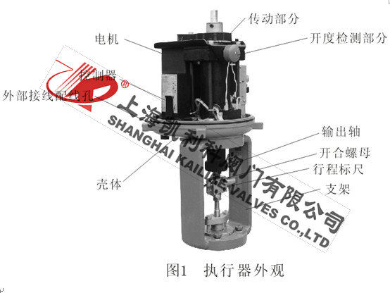 ZDLP、ZDLM不銹鋼電動調節閥執行機構結構圖